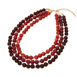 Triple Beaded Necklace