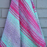 Beach Blanket Fuchsia/Aqua