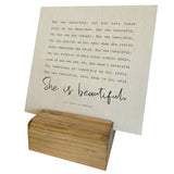 She Is Beautiful Block