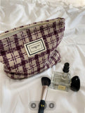 Plaid Cosmetic Bag