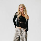 Westlyn Suede Bag: Primrose