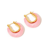 Resin Hoop Pink