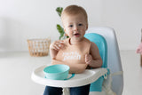 Peach Silicone Bib Set (2)
