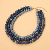 Triple Beaded Necklace