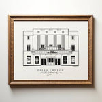 Falls Church Print 8x10
