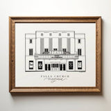Falls Church Print 8x10