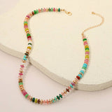 Beaded Necklace: Light/Multi