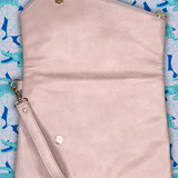 Fold Over Clutch Pnk