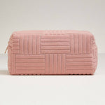 Pink Grid Pouch
