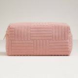Pink Grid Pouch