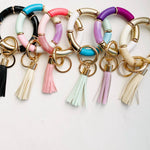 Plum Key Ring