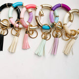 Plum Key Ring