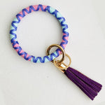 Ribbon B&W Key Ring