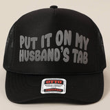 Husband's Tab Trucker Hat