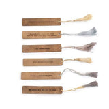 Leather bookmarks