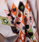 Halloween Argyle Towel