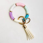 Plum Key Ring