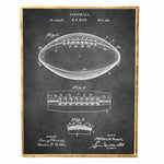 Vintage Football Blueprint Blk