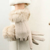 Fur Cuff Gloves