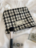 Plaid Cosmetic Bag