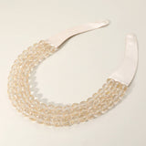 Triple Layer Necklace: CREAM