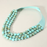 Triple Layer Necklace: CREAM
