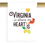Virginia Is Where My Heart Is Towel