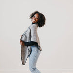 Tilly Triangle Scarf: Gray