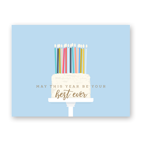Candle Cake Birthday Card