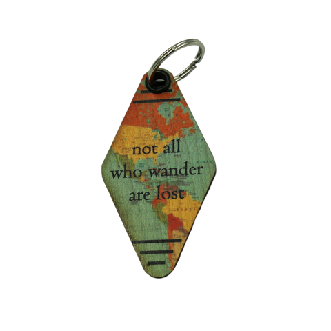 Travel Keychain - Not all who wander are lost