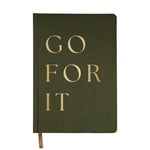 Go For It Fabric Journal - Home Decor & Gifts