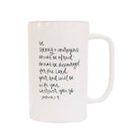 Be Strong and Courageous Coffee Mug - Gifts & Home Decor