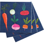 Root Veggies Cocktail Napkin