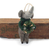 Elephant w/wreath Ornaments