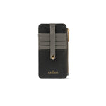 Kedzie Zippered Wallet: Black