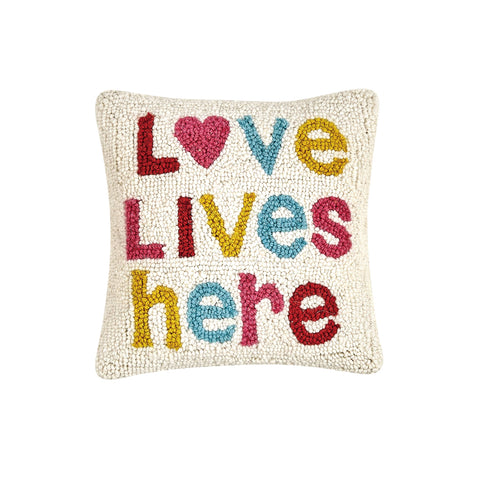 Love Lives Here Pillow