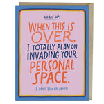 Personal Space Card