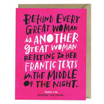 Every Great Woman Card