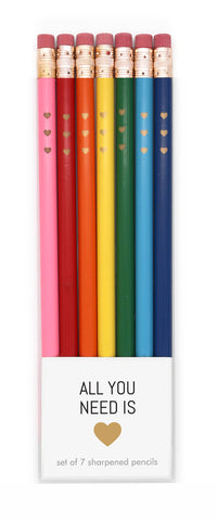 ALL YOU NEED IS LOVE PENCIL SET